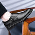 Men's Casual Leather Shoes Comfortable Slip-On Design for Business and Everyday Wear